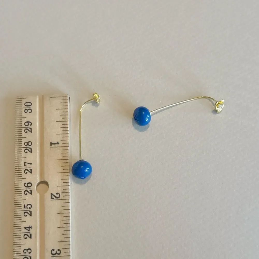 Blueberry Earrings S865 - Picture 6 of 7
